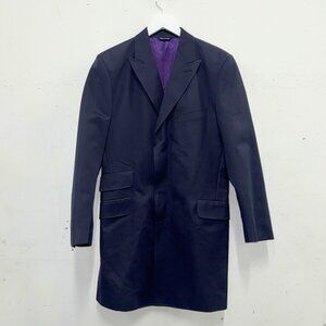 PAUL SMITH Navy Cotton Classic Coat